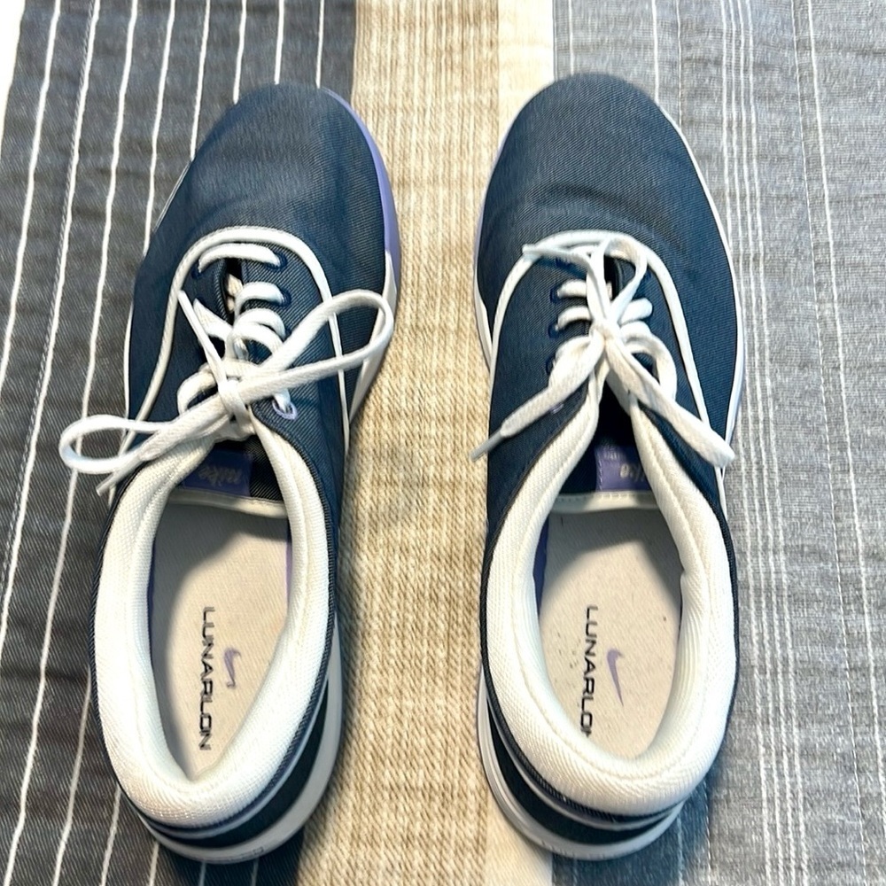 🔥Nike Lunarlon, Perfect Soft Golf Shoes Excellent Condition,US 8.5 - Picture 10 of 10